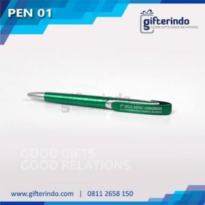 Pena Hijau Plastik Custom